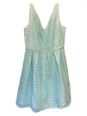 NWT Minuet Mint Embroidered Fit and Flare Midi Dress